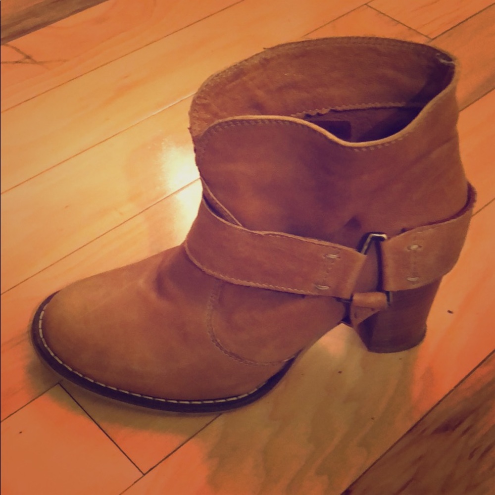 Italian leather booties from Sundance